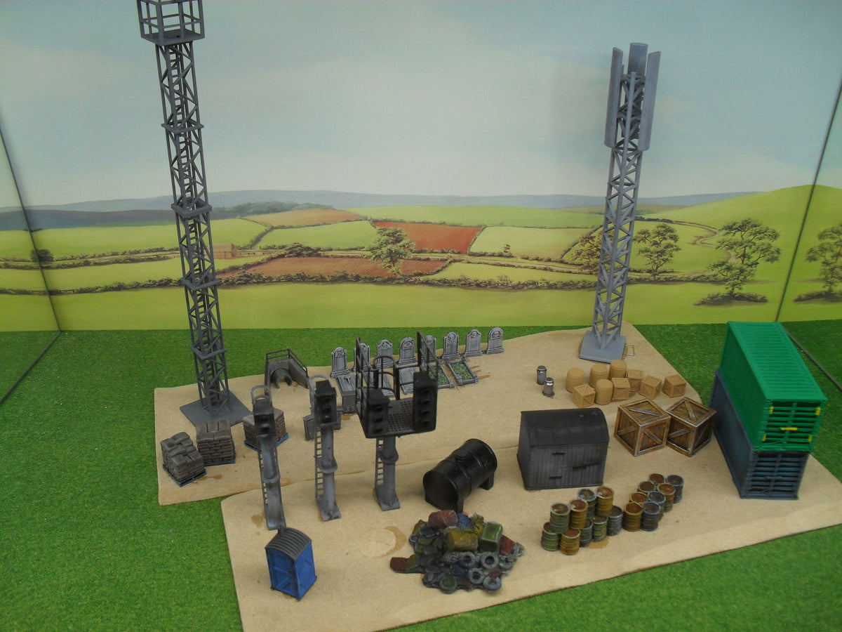 thumbnail image 2 of N Gauge Scrapyard Scrap Pile Pack X8 – 3D Printed Resin Model Set For Train Layouts, 1:148 Scale 2 of 5