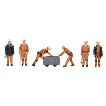 Load image into Gallery viewer, BACHMANN SCENECRAFT 36-400 OO 1960/70 COAL MINERS - (PRICE INCLUDES DELIVERY)
