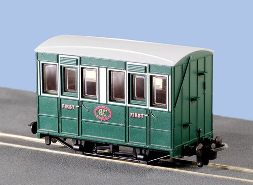 PECO GREAT LITTLE TRAINS GR-505 NARROW GAUGE TALYLLYN RAILWAY (GVT) 4 WHEEL COACH - (PRICE INCLUDES DELIVERY)