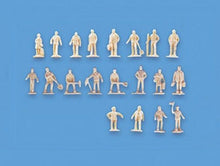 Load image into Gallery viewer, MODEL SCENE ACCESSORIES NO.5156 N GAUGE UNPAINTED FIGURES-SET A - (PRICE INCLUDES DELIVERY)