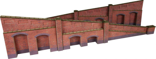 METCALFE PO248 OO/1.76 TAPERED RETAINING WALLS BRICK STYLE - (PRICE INCLUDES DELIVERY)