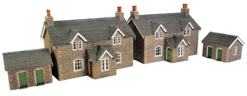 METCALFE PO255 OO/1.76 WORKERS COTTAGES - (PRICE INCLUDES DELIVERY)