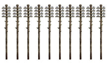Load image into Gallery viewer, RATIO 211 N GAUGE TELEGRAPH POLES (10) - (PRICE INCLUDES DELIVERY)