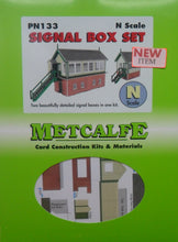 Load image into Gallery viewer, METCALFE PN133 N GAUGE SIGNAL BOX SET - (PRICE INCLUDES DELIVERY)
