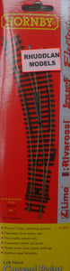 HORNBY R8074 OO/1:76 LEFT HAND CURVED POINT - (PRICE INCLUDES DELIVERY)