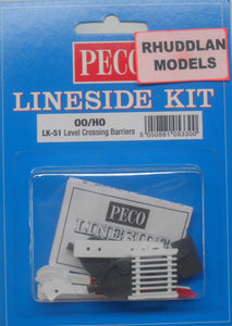 PECO LK-51 OO/1:76 LEVEL CROSSING BARRIERS - (PRICE INCLUDES DELIVERY)