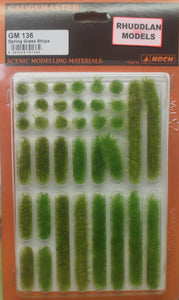 GAUGEMASTER GM 136 SPRING GRASS STRIPS - (PRICE INCLUDES DELIVERY)