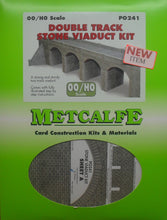 Load image into Gallery viewer, METCALFE PO241 OO/1.76 DOUBLE TRACK STONE VIADUCT - (PRICE INCLUDES DELIVERY)