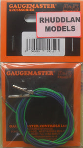 GAUGEMASTER ACCESSORIES GM12 PAIR OF PIN 1 MTR LEADS - (PRICE INCLUDES DELIVERY)