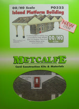 Load image into Gallery viewer, METCALFE PO322 OO/1:76 ISLAND PLATFORM BUILDING - (PRICE INCLUDES DELIVERY)