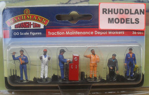 BACHMANN SCENECRAFT 36-051 OO TRACTION MAINTENANCE DEPOT WORKERS - (PRICE INCLUDES DELIVERY)