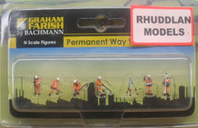Load image into Gallery viewer, GRAHAM FARISH 379-310 N GAUGE PERMANENT WAY WORKERS - (PRICE INCLUDES DELIVERY)