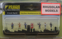 Load image into Gallery viewer, GRAHAM FARISH 379-311 N GAUGE TRACTION MAINTENANCE DEPOT WORKERS - (PRICE INCLUDES DELIVERY)