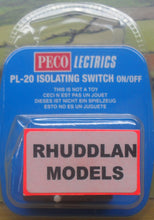 Load image into Gallery viewer, PECO LECTRICS PL-20 ISOLATING SWITCH ON/OFF - (PRICE INCLUDES DELIVERY)