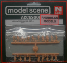 Load image into Gallery viewer, MODEL SCENE ACCESSORIES NO.5156 N GAUGE UNPAINTED FIGURES-SET A - (PRICE INCLUDES DELIVERY)