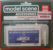 Load image into Gallery viewer, MODEL SCENE ACCESSORIES NO.5040 OO/1:76 HOARDINGS (2) MODERN ERA - (PRICE INCLUDES DELIVERY)