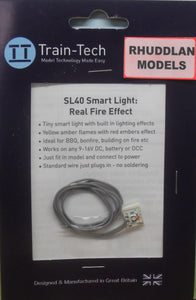TRAIN-TECH SL-4O SMART LIGHT: REAL FIRE EFFECT - (PRICE INCLUDES DELIVERY)