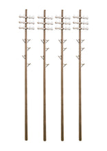 Load image into Gallery viewer, PECO LK-747 O/1:48 6 TELEGRAPH POLES - (PRICE INCLUDES DELIVERY)