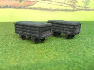 RHUDDLAN MODELS OO-9 FFESTINIOG SLATE LOADED WAGONS NG002 - (PRICE INCLUDES DELIVERY)