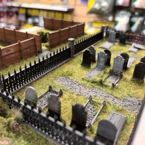 New No.10b N gauge GRAVESTONES unpainted.