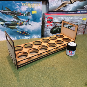 PAINT RACK No.5 TAMIYA BOTTLES (12)