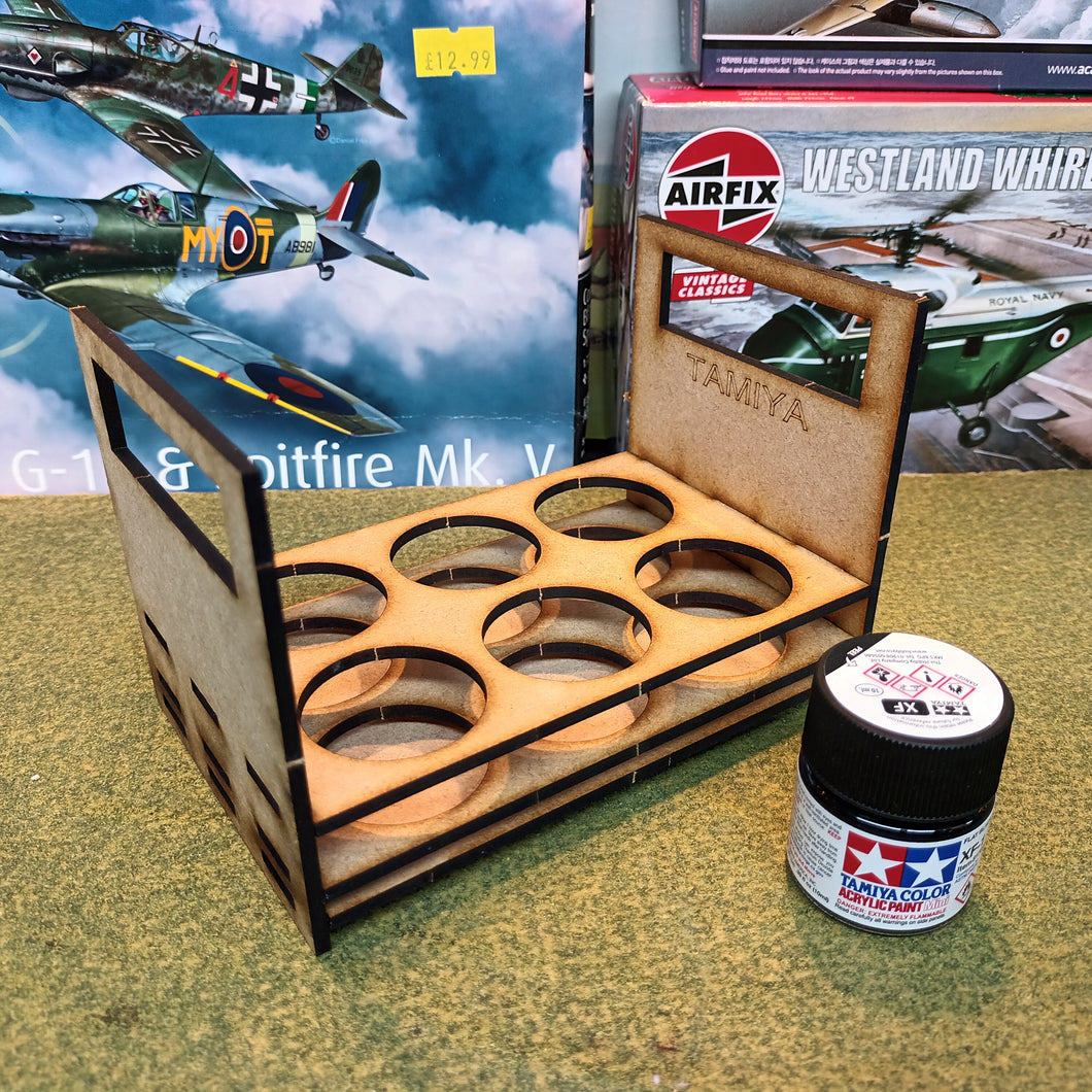 PAINT RACK No.6 TAMIYA BOTTLES (6)