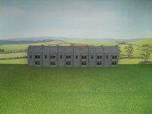 Load image into Gallery viewer, NEW RESIN PRINTED PACK OF 6 N GAUGE LOW RELIEF FRONT TERRACE HOUSES