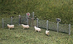 RATIO 419 OO/1:76 CONCRETE FENCE POSTS GATES & SIGNS - (PRICE INCLUDES DELIVERY)