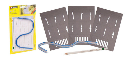 NOCH 60740 STARTER SET STREET MARKINGS - (PRICE INCLUDES DELIVERY)