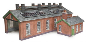 METCALFE PO313 OO/1:76 ENGINE SHED DOUBLE TRACK - (PRICE INCLUDES DELIVERY)