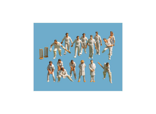 PECO MODEL SCENE 5300 OO/1:76 CRICKET TEAM - (PRICE INCLUDES DELIVERY)