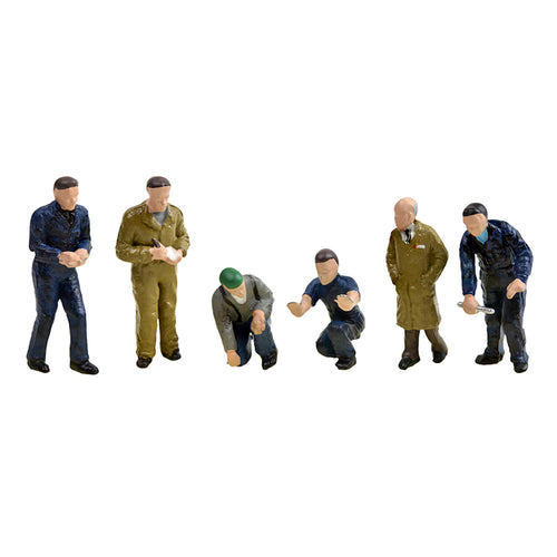BACHMANN SCENECRAFT 36-403 OO FACTORY WORKERS & FOREMAN - (PRICE INCLUDES DELIVERY)