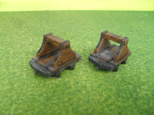 Load image into Gallery viewer, RHUDDLAN MODELS OO-9 NARROW GAUGE  BOLSTER WAGONS x2 NG004 (PRICE INCLUDES DELIVERY)
