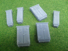 Load image into Gallery viewer, New No.29b O GAUGE LINESIDE BOXES (6) unpainted.