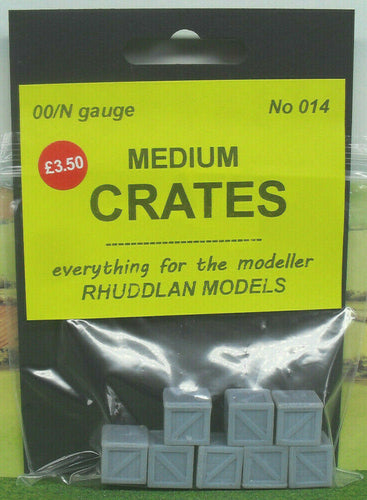 New No.14 OO/N MEDIUM CRATES unpainted.