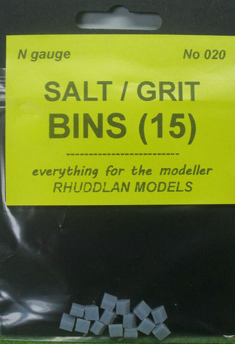 New No.20 N gauge SALT/GRIT BINS (15) unpainted.