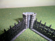 Load image into Gallery viewer, New No.38 OO gauge ORNAMENTAL FENCES (6) unpainted.