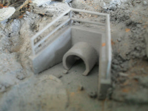 New No.25 OO gauge SMALL CULVERT (2) unpainted.