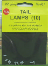 Load image into Gallery viewer, New No.37 OO gauge TAIL LAMPS (10) unpainted.