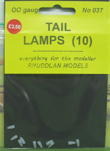 New No.37 OO gauge TAIL LAMPS (10) unpainted.