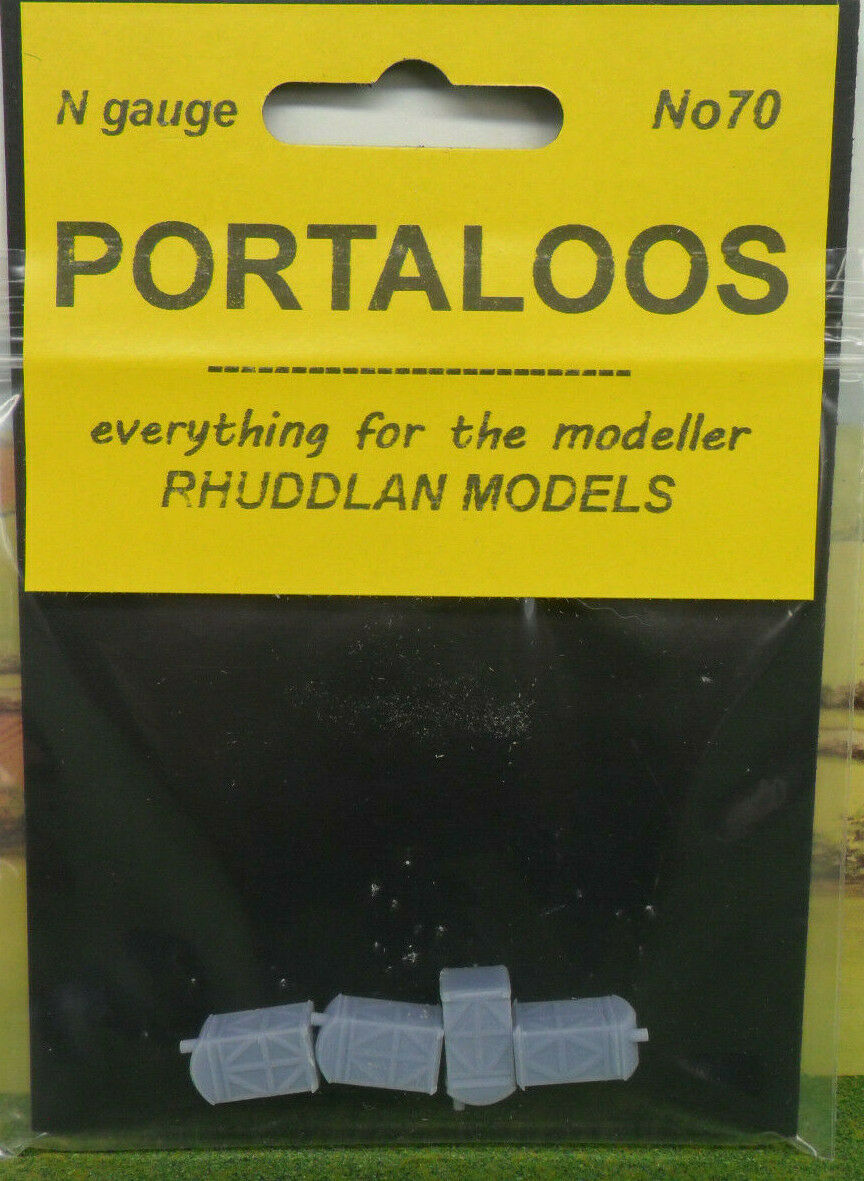 New No.70 N gauge PORTABLE LOO (4) unpainted.