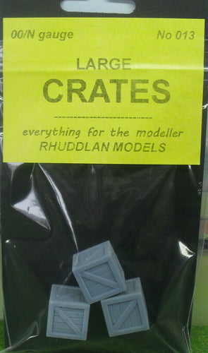 New No.13 OO/N LARGE CRATES (3) unpainted.