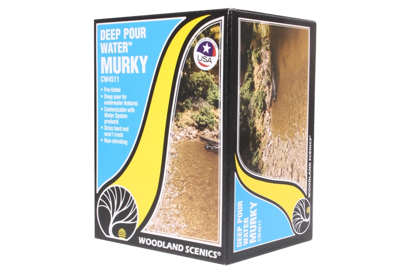 WOODLAND SCENICS CW4511 DEEP POUR WATER MURKY - (PRICE INCLUDES DELIVERY)