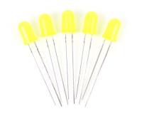 GAUGEMASTER ACCESSORIES GM82 3MM LED YELLOW X5 - (PRICE INCLUDES DELIVERY)