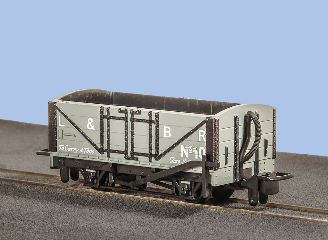 PECO GREAT LITTLE TRAINS GR-200D NARROW GAUGE OPEN WAGON L&B LIVERY - (PRICE INCLUDES DELIVERY)