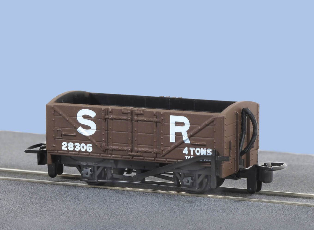 PECO GREAT LITTLE TRAINS GR-201D NARROW GAUGE OPEN WAGON SR LIVERY - (PRICE INCLUDES DELIVERY)
