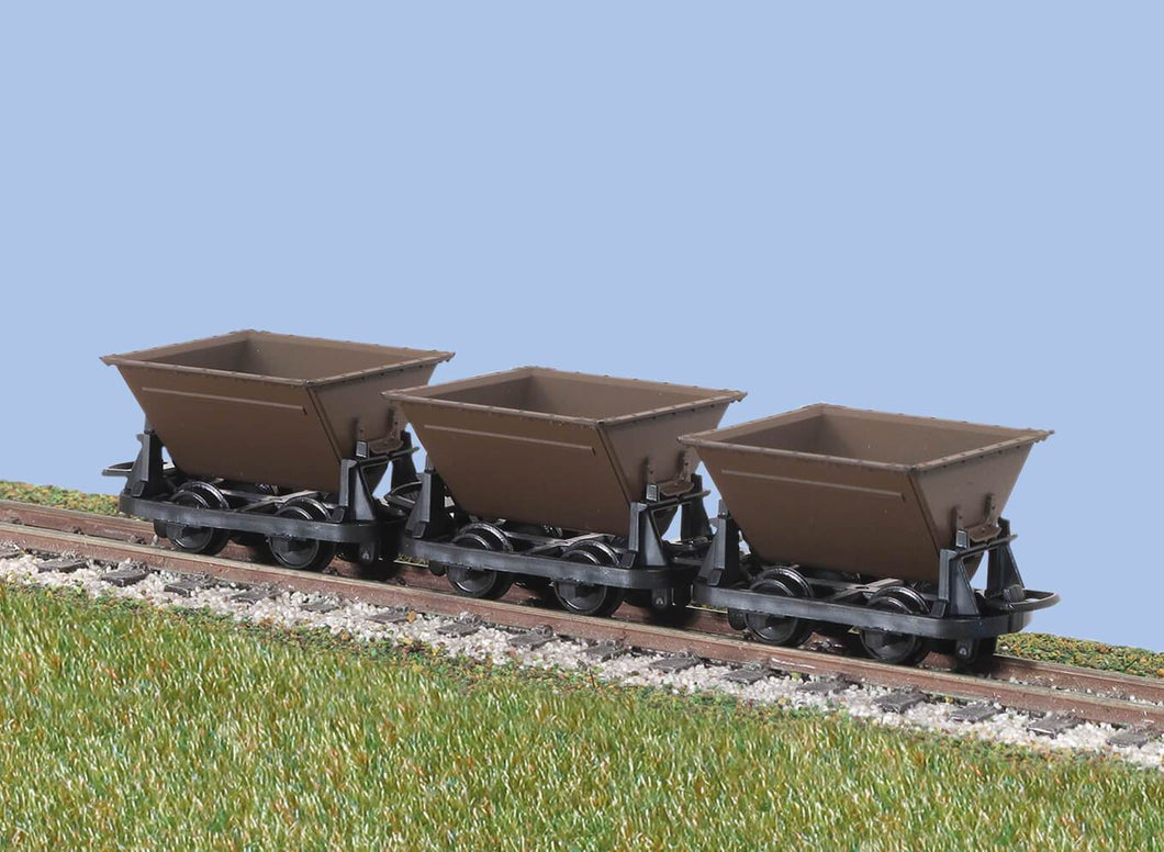 PECO GREAT LITTLE TRAINS GR-330 OO-9 HUDSON RUGGA V-SKIPS BROWN - (PRICE INCLUDES DELIVERY)