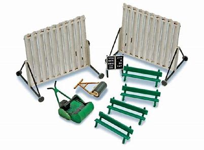 MODEL SCENE 5401 00/1.76 CRICKET GROUND ACCESSORIES - (PRICE INCLUDES DELIVERY)