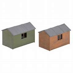 WILLS SS58 OO/1:76 GARDEN SHEDS - (PRICE INCLUDES DELIVERY)