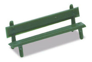 MODEL SCENE ACCESSORIES NO.5180 N GAUGE PLATFORM SEATS (12) - (PRICE INCLUDES DELIVERY)